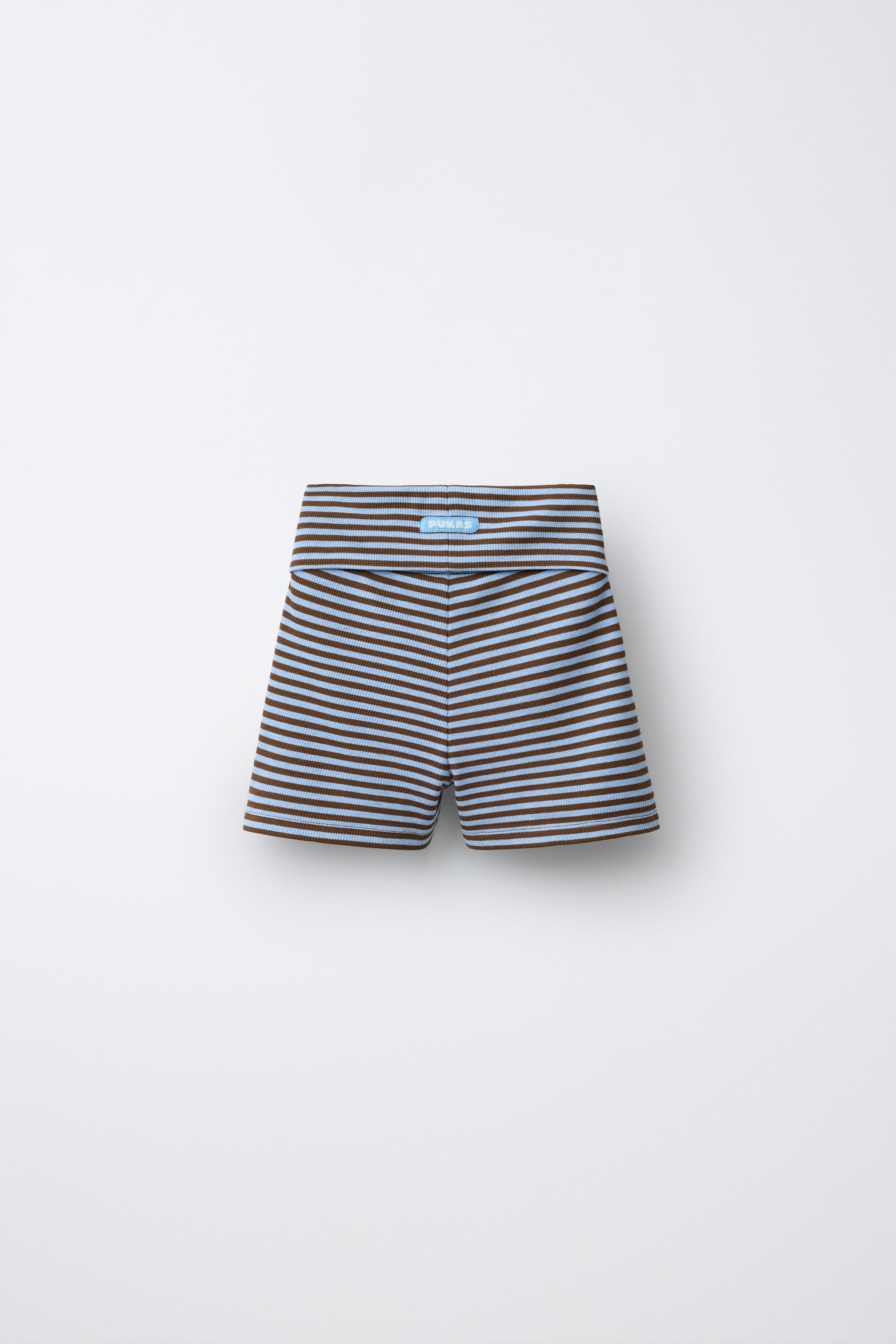 PUKAS SURF STRIPED BIKE SHORTS
